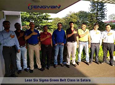 Lean six sigma green belt session in satara